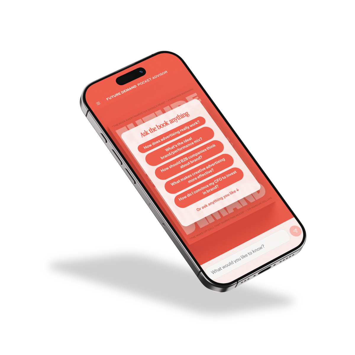 Future Demand: Pocket Advisor App